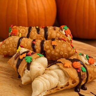 FALL SPECIAL! Pumpkin Spice Cannoli 🎃🍂